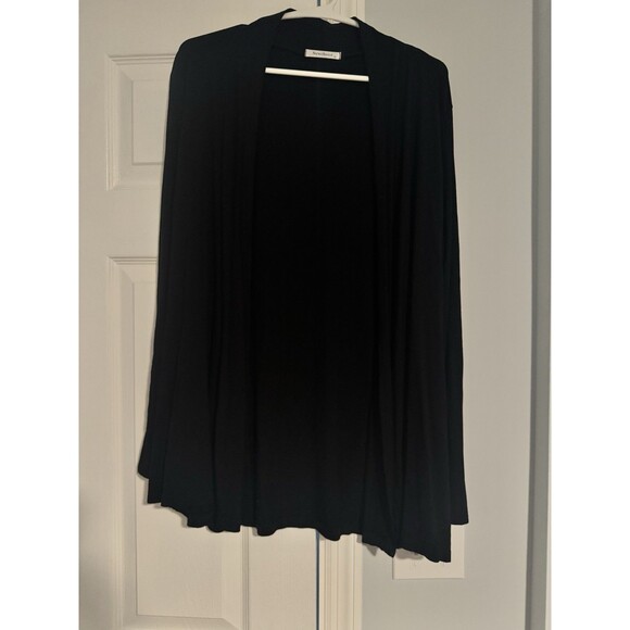 Sweaters - Newchoice Women’s Open Front Cardigan Black Long Sleeve Size M Lightweight